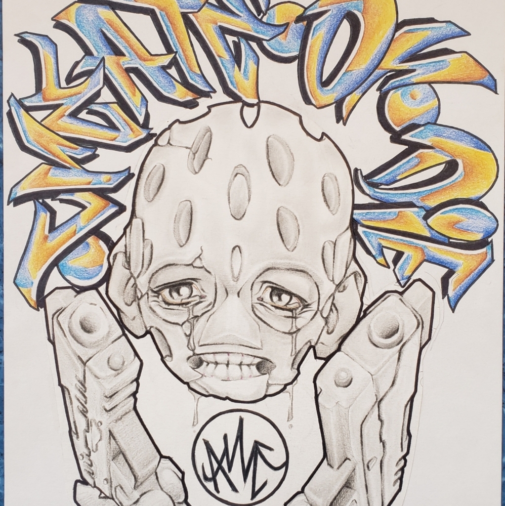 A.W.E Original Artwork "As We Evolve" Art Gallery Graffiti Artist - Picture 14 of 14